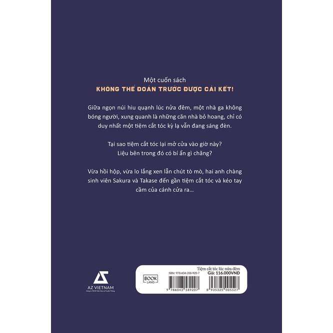 Sách Tiệm Cắt Tóc Lúc Nửa Đêm - Skybooks - BẢN QUYỀN