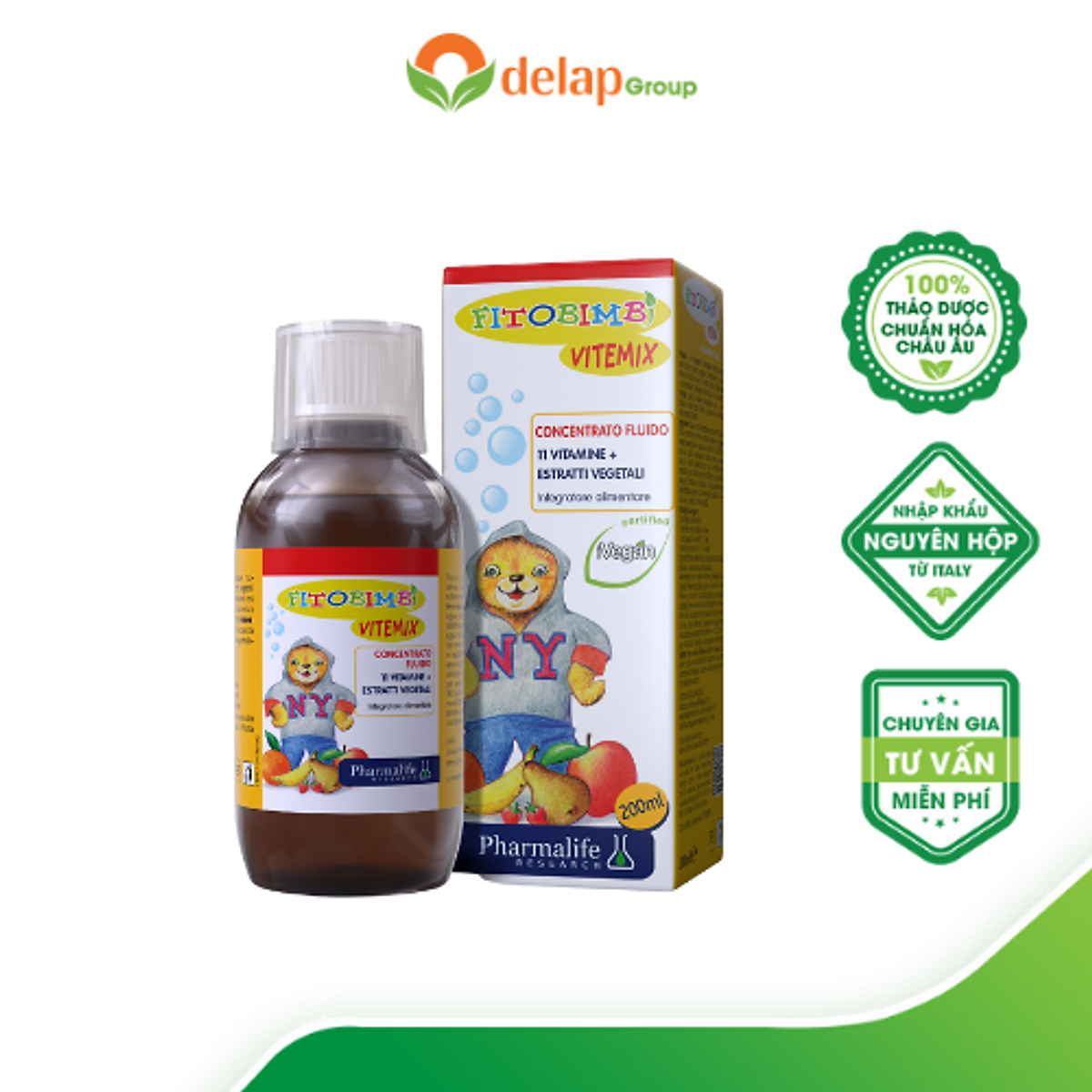 Fitobimbi Vitemix, siro bổ sung Vitamin cần thiết cho trẻ
