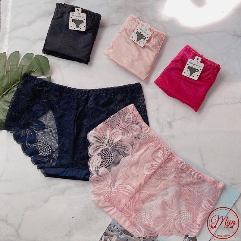 QUẦN SU LỤA REN HOA SEXY MẪU MỚI Q2162