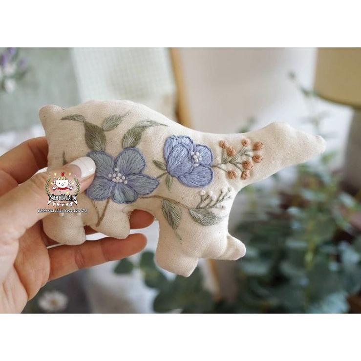 Bộ kit Nguyên liệu bạn tự làm gấu / thỏ bông D.I.Y tự thêu Quà tặng đáng yêu Home Decor Handmade - Bách hóa Na Na