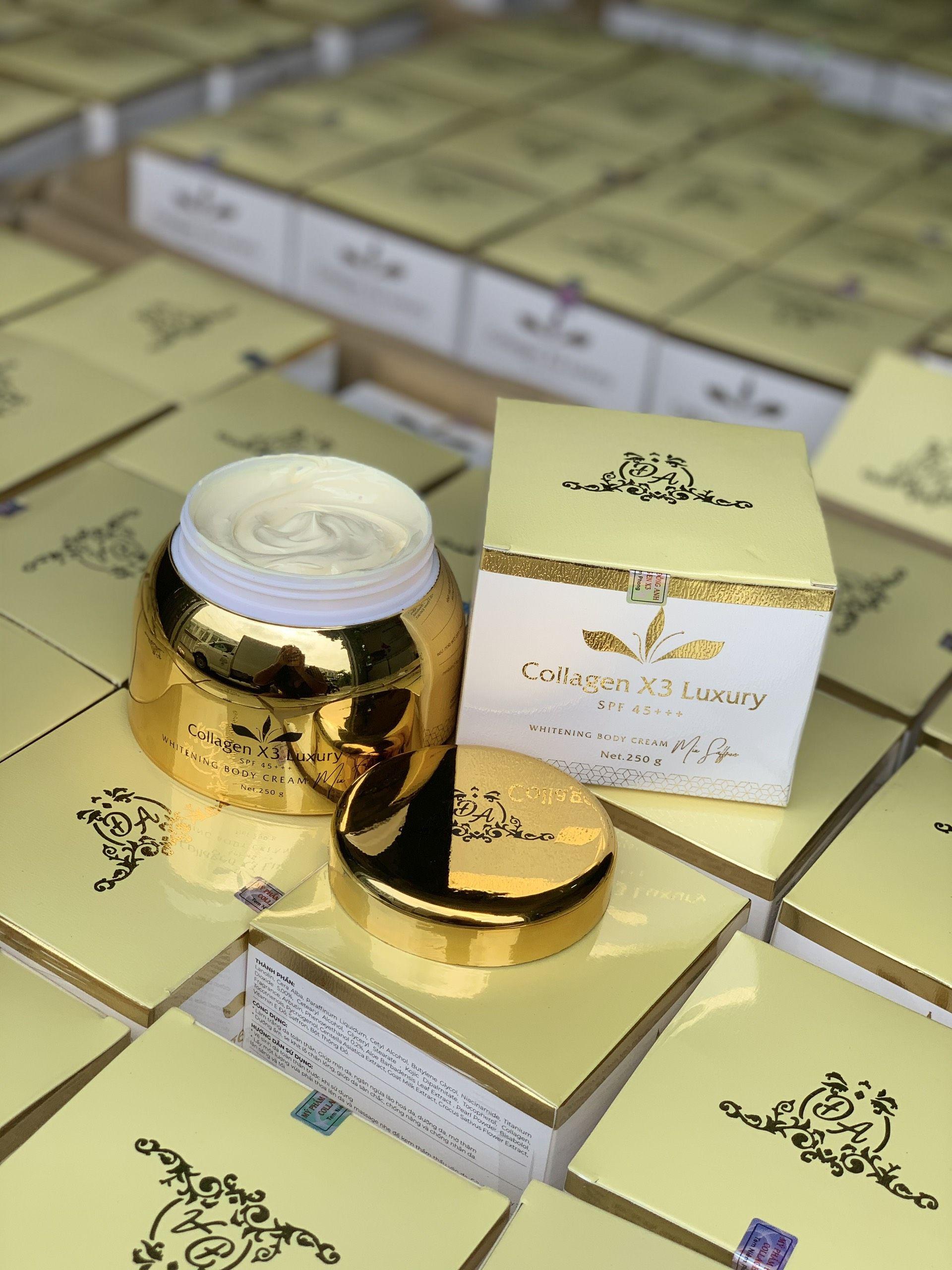 Kem Body Collagen X3 Luxury dưỡng trắng da toàn thân