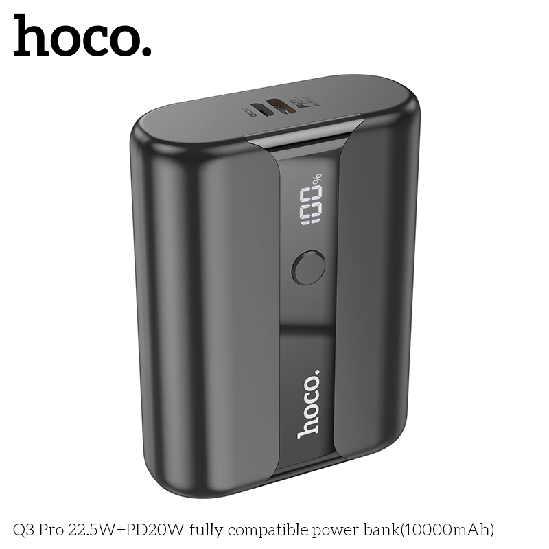 Pin Sạc Dự Phòng Q3 Pro Có Lcd 22.5W Pd20W 10000Mah Cao Cấp Hàng Chính Hãng