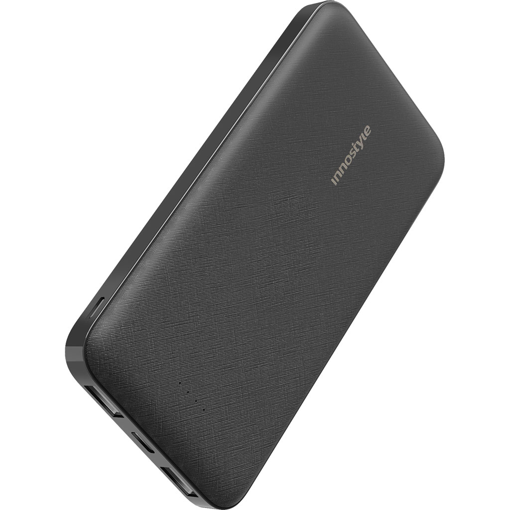 Pin sạc dự phòng Innostyle 10000mAh IP10SA Đen - Hàng Chính Hãng