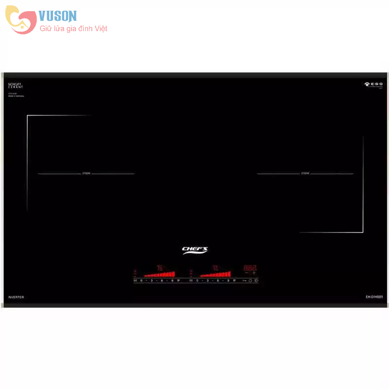 Bếp từ đôi Chefs EH-DIH889 - Hàng chính hãng