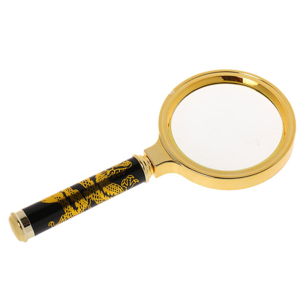 70mm Hand Held Magnifying Glass Optical Reading Tool Hobby Loupe Loop Lens
