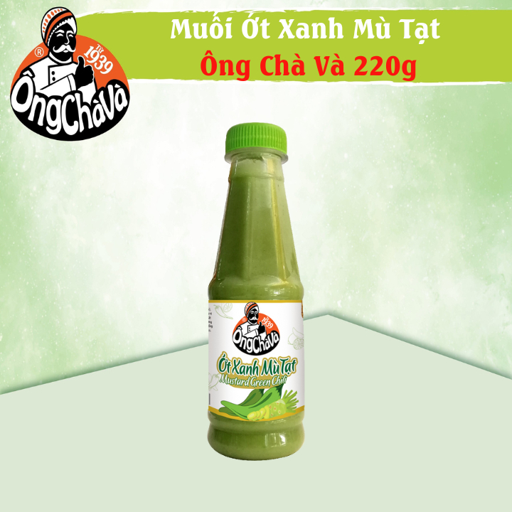 Muối Ớt Xanh Mù Tạt Ông Chà Và 220g
