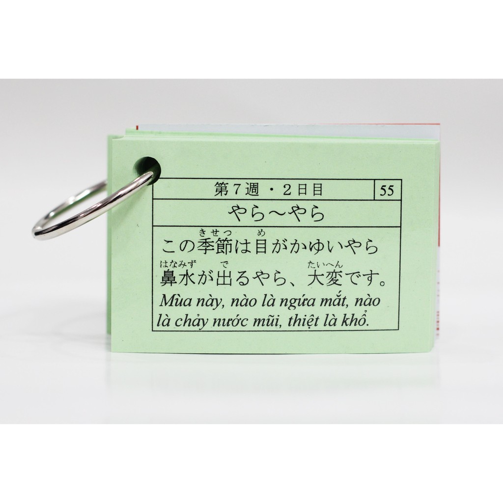 Flashcard Thẻ học tiếng Nhật JLPT N2 (Từ vựng, ngữ pháp, Hán tự)