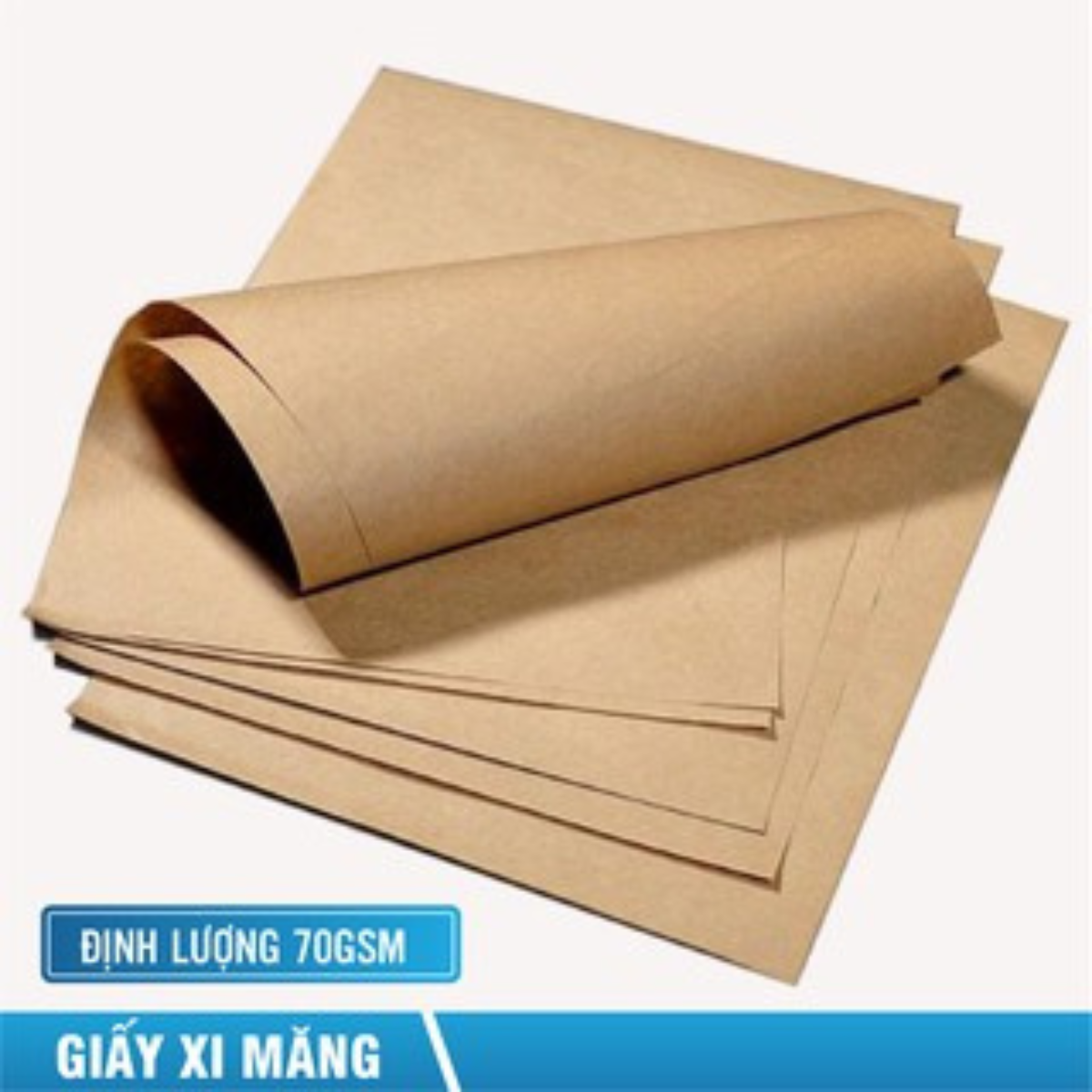 Giấy xi măng 20 tấm giấy Kraft (xi măng) gói hàng kích thước 72 x 102 cm