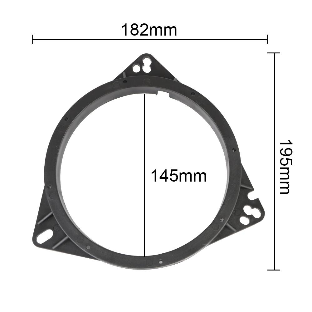 Set 2 vòng đệm loa bằng nhựa cứng gắn xe hơi TOYOTA NISSAN