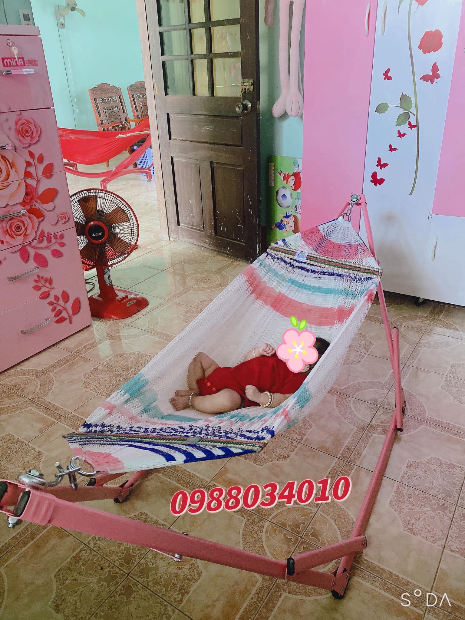 Bộ võng xếp em bé - HÀNG ĐỘC QUYỀN