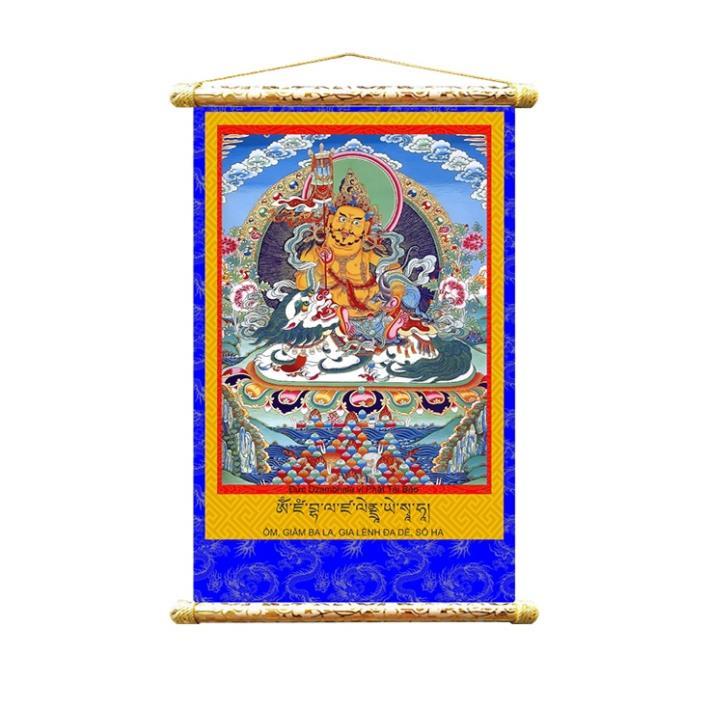 Tranh vải nẹp gỗ, tranh sáo trúc, hình Phật giáo, thangka Tây Tạng, Mandala