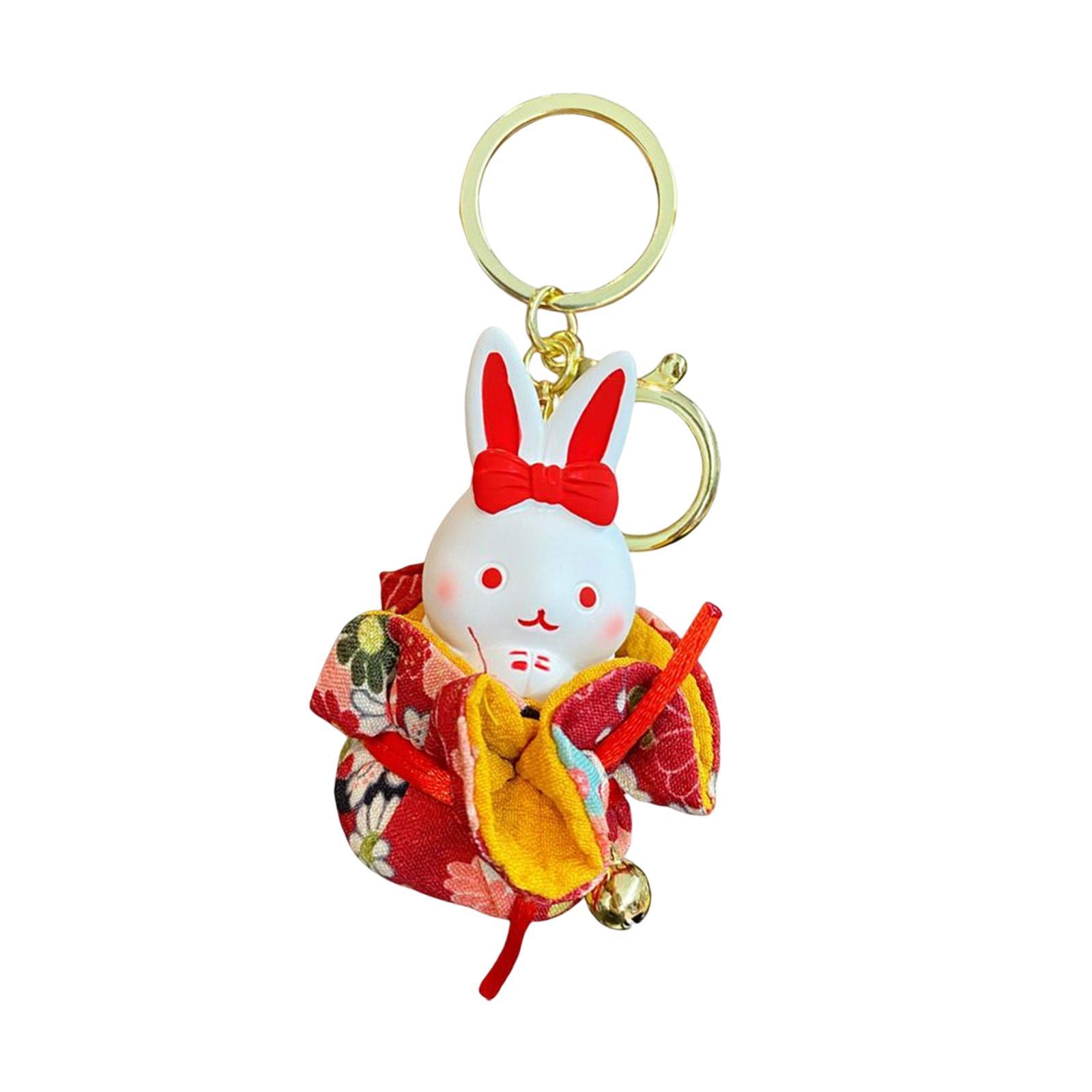 Cartoon Car Pendant Gift Chinese New Year Pendant Doll Pendant for Car Key bag Decor
