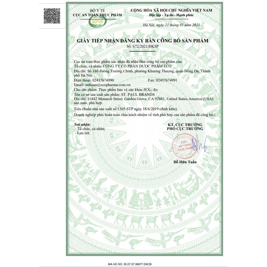 Viên uống bổ khớp Jex Max - Có tem tích điểm - Tái tạo sụn chứa Peptan, Chondroitin và Collagen