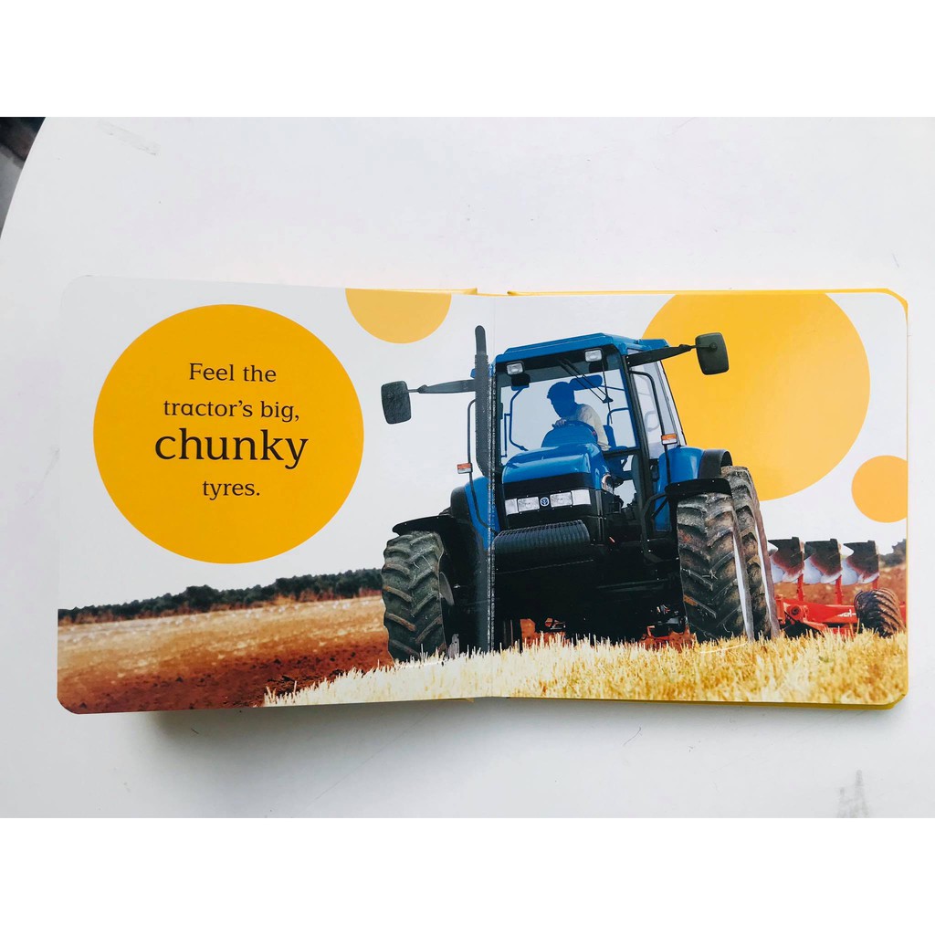 Sách : Touch And Feel Tractor - Chạm Và Cảm Nhận Máy Kéo