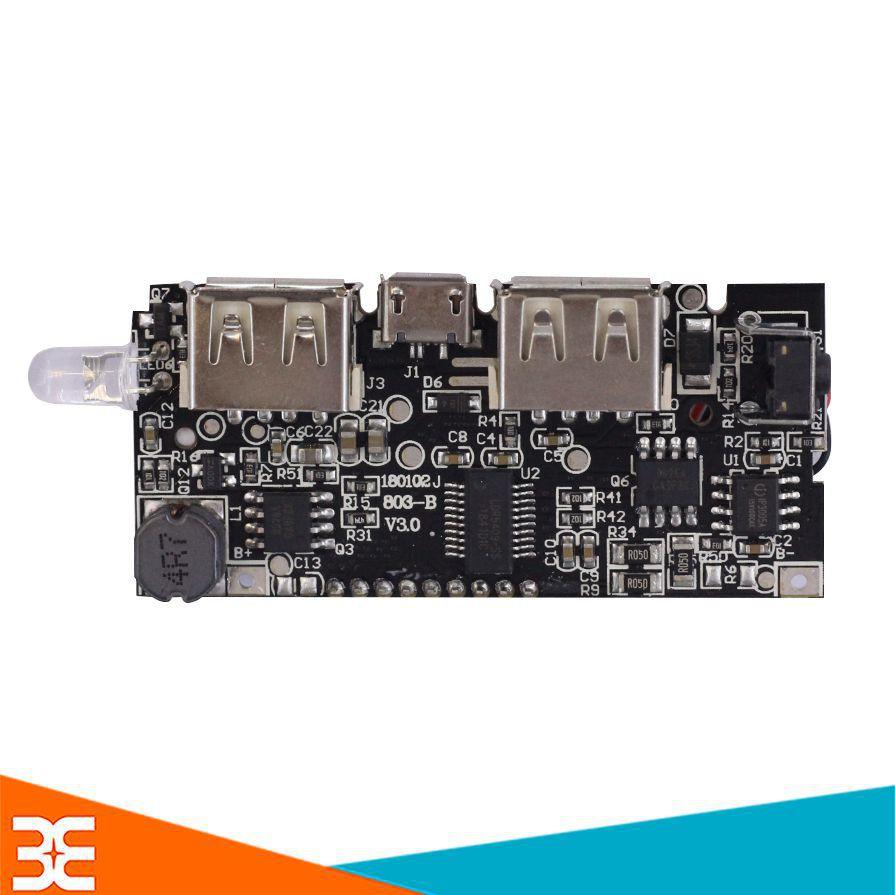 Mạch Sạc Pin Dự Phòng 18650 V4 2 Cổng Ra, Hiển Thị LCD