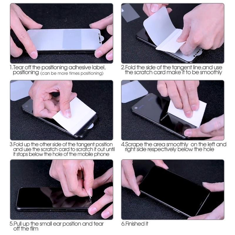 Miếng dán bảo vệ màn hình mặt trước + mặt lưng + camera dành cho Galaxy S22 Ultra, S22 Plus, S22, S21 FE, S21, S21 Plus, S21 Ultra