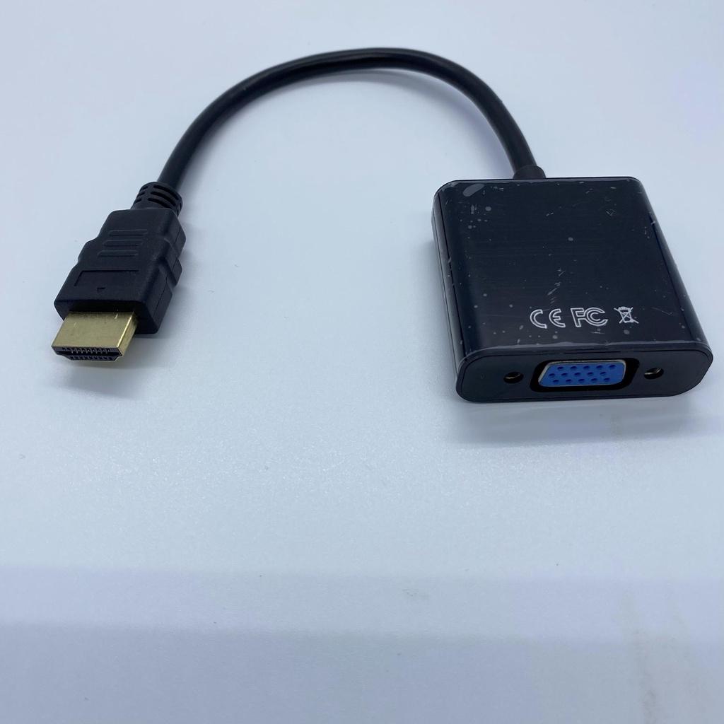 Cáp chuyển đổi HDMI to VGA Chuyển đổi tín hiệu HDMI sang VGA Full HD 1080