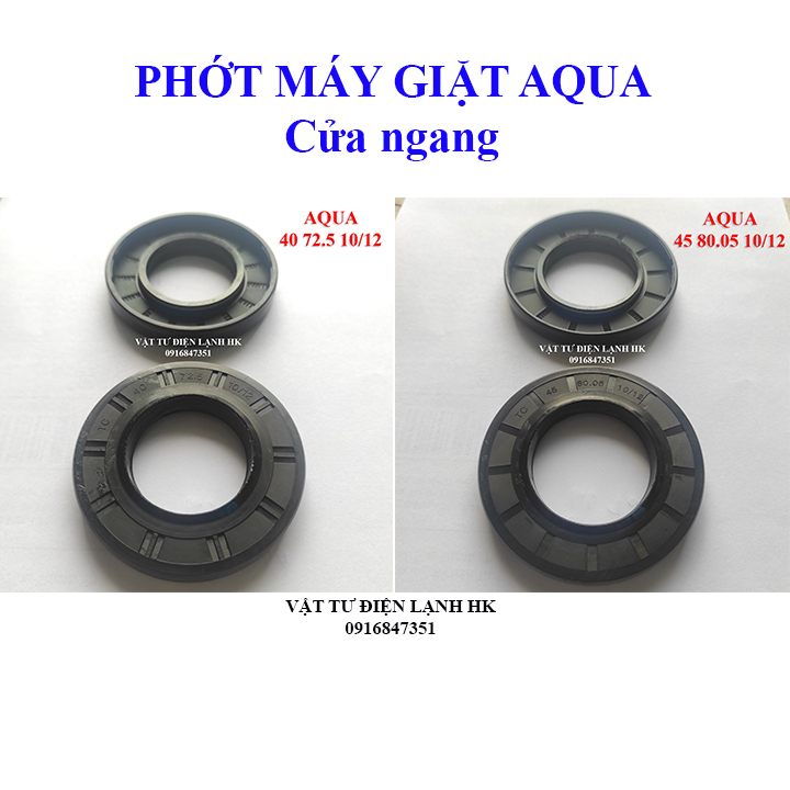 Phớt dùng cho máy giặt cửa ngang AQUA 40-72.5-1012 45-80.05-1012 Phot vòng bi mg cửa trước - AQUA 40 72.5