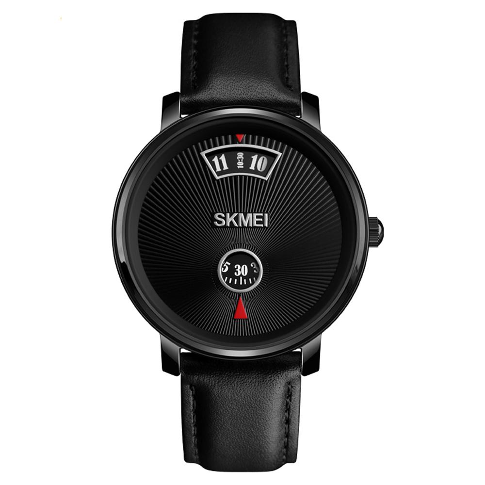 Đồng hồ Quartz Thể thao Đơn giản Thời trang Hiển thị Giờ phút Dây đeo Lưới 3ATM Nam chống thấm nước SKMEI 1490