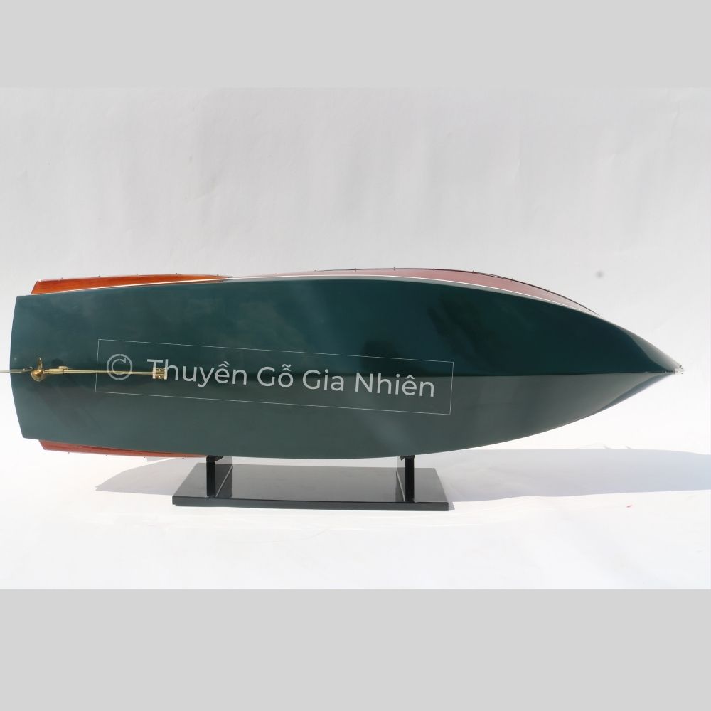 [Giá xưởng] Mô Hình Thuyền Gỗ Phong Thủy Dạng Thuyền Đua Tốc Độ CHRIS CRAFT TRIPLE COCKPIT 1930 Chính Hãng Hàng Xuất Khẩu Chất Lượng Cao (Giá xưởng)