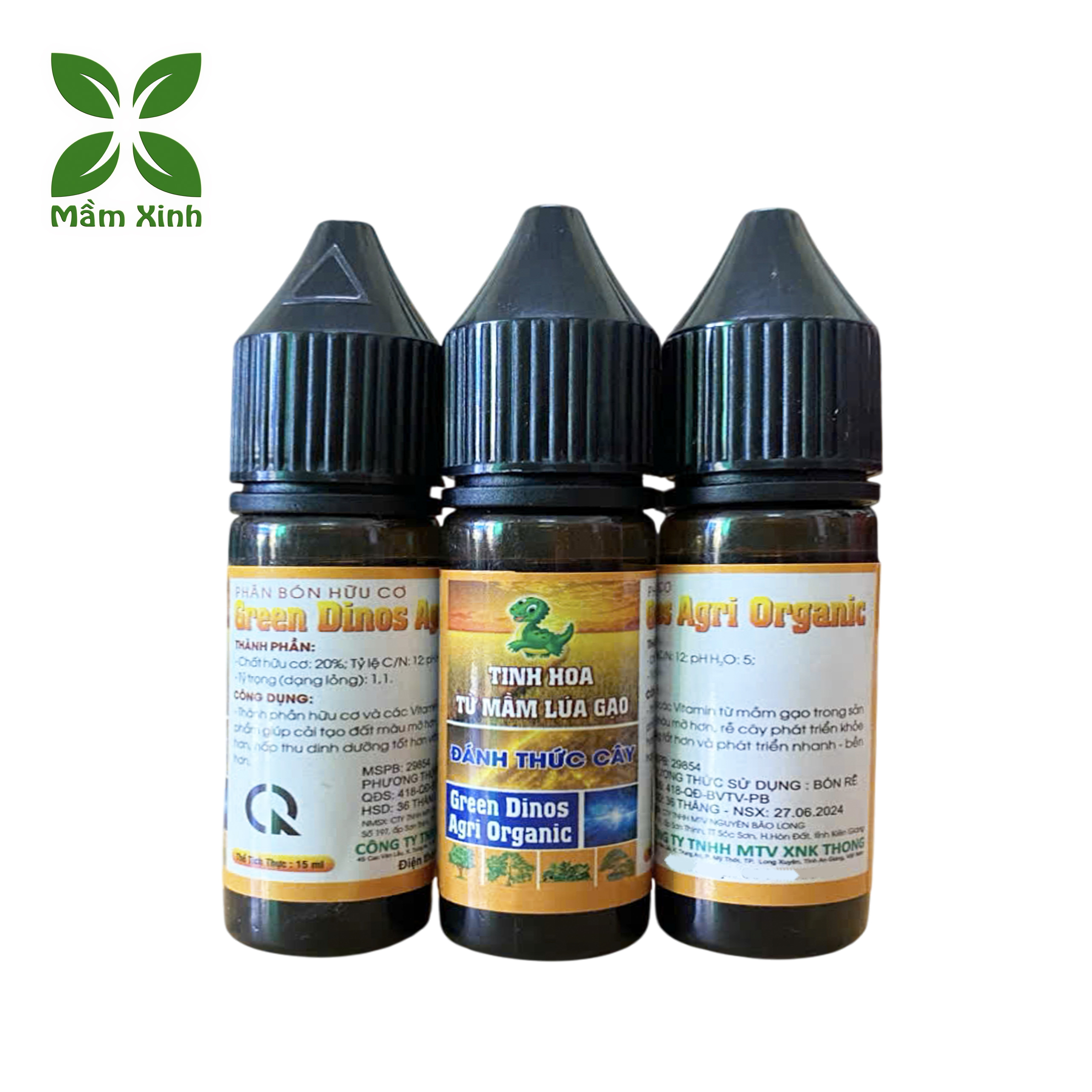 Phân bón hữu cơ từ mầm gạo 15ml – Dùng được cho cây thủy sinh, giúp rễ khỏe, đất tơi xốp