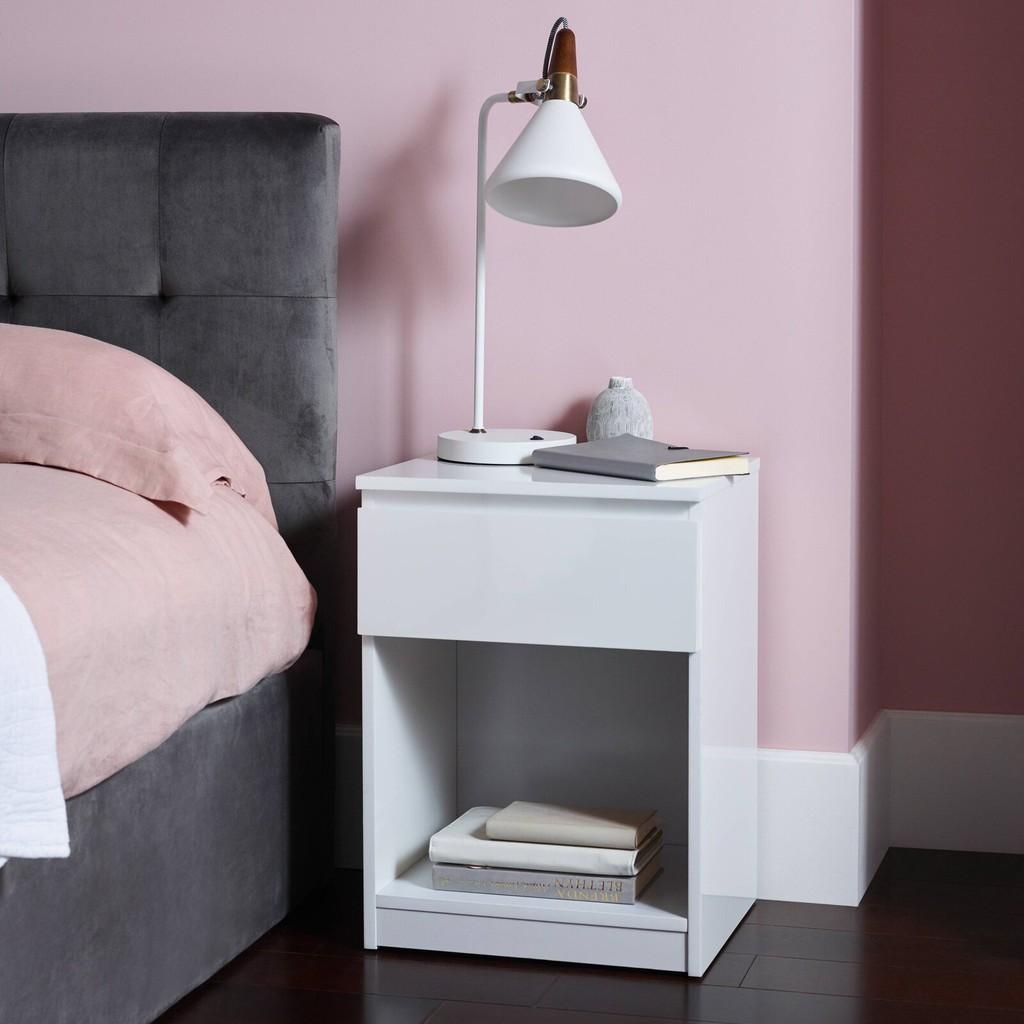 Tủ Đầu Giường SOHO-HAN / 1 Ngăn Kéo / Kệ Đầu Giường / Phong Cách Tối Giản / Có GiấyHướng Dẫn Lắp Ráp/ R40 x D35 x C55cm