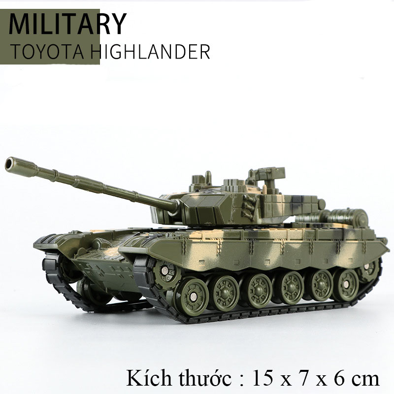 Đồ chơi mô hình xe tăng KAVY NO.8807 chất liệu nhựa an toàn tỷ lệ 1:32 so với phiên bản thực - màu xanh