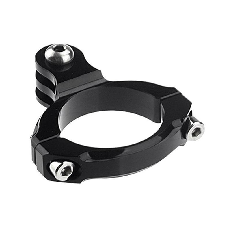 Máy điều khiển xe máy Clip Người giữ xe đạp Bike Che đôi Kẹp Aluminum Mount cho GoPro Hero 11/10/9/8/7 Phụ kiện máy ảnh hành động