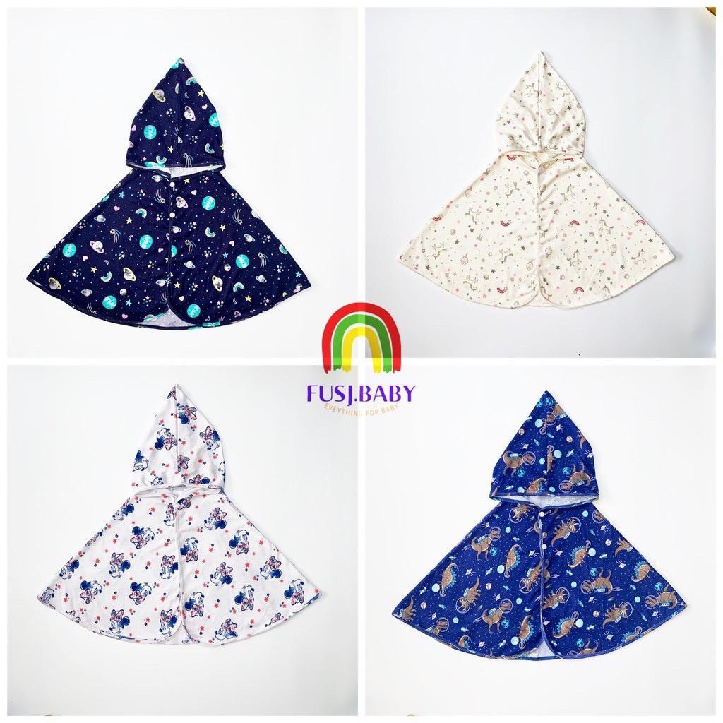 Áo choàng chống nắng kiểu cánh dơi cotton đáng yêu Mimo Baby cho bé