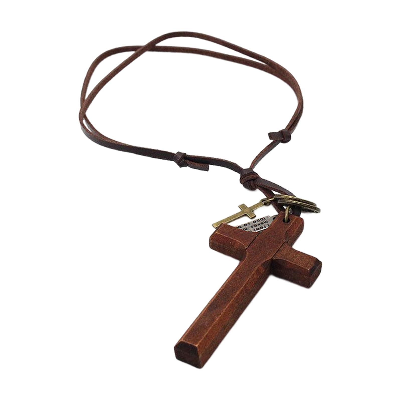 Cross Pendant Necklace Accessory Faith Cross Pendant Necklace for Valentines Day