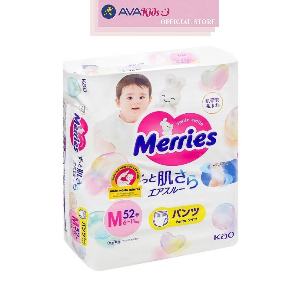 Tã quần Merries size M 52 miếng (6 - 11 kg)