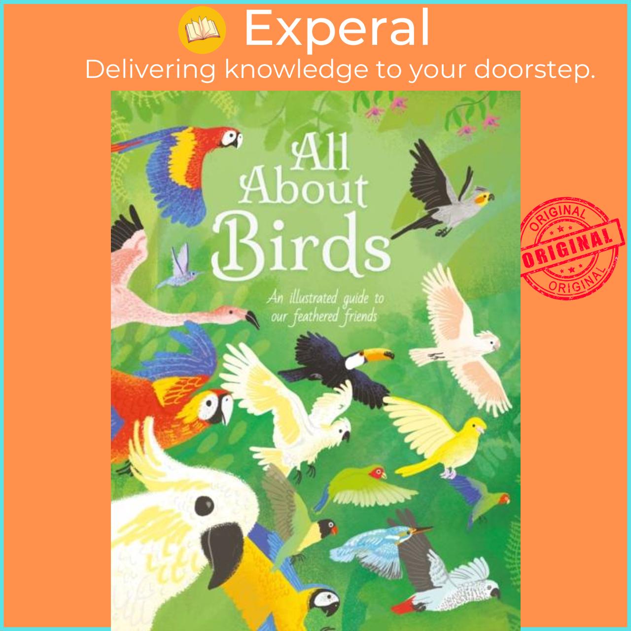 Sách - All About Birds - An Illustrated Guide to Our Feathered Friends by Iris Deppe (UK edition, hardcover)