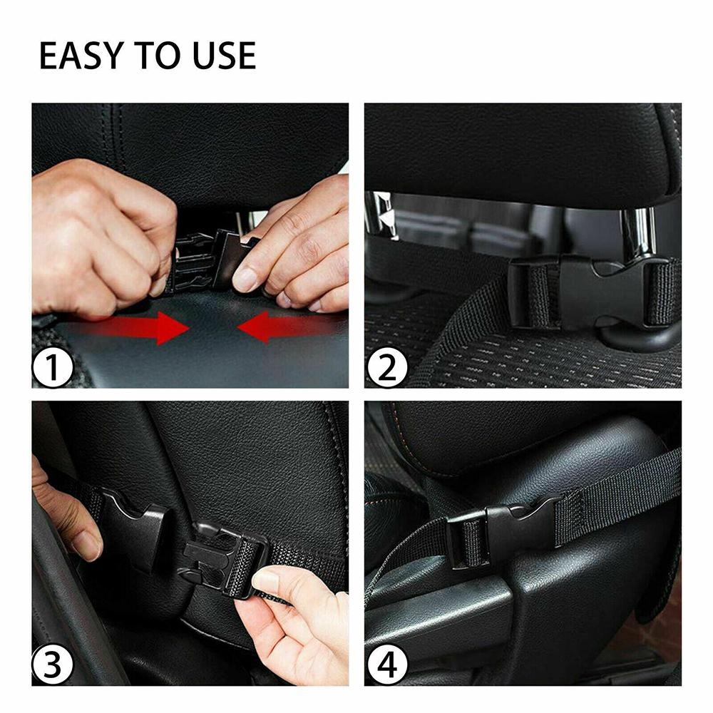 Túi du lịch để ghế sau xe hơi, có màn trong suốt để đựng máy tính bản, nhiều ngăn tiện lợi