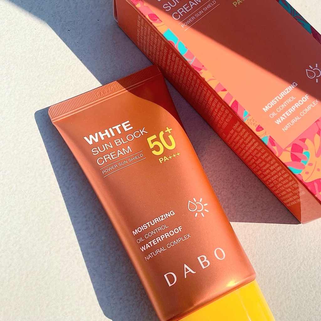 Kem chống nắng trắng da Dabo White Sunblock Cream Cao cấp Hàn Quốc 70ml + Móc khoá