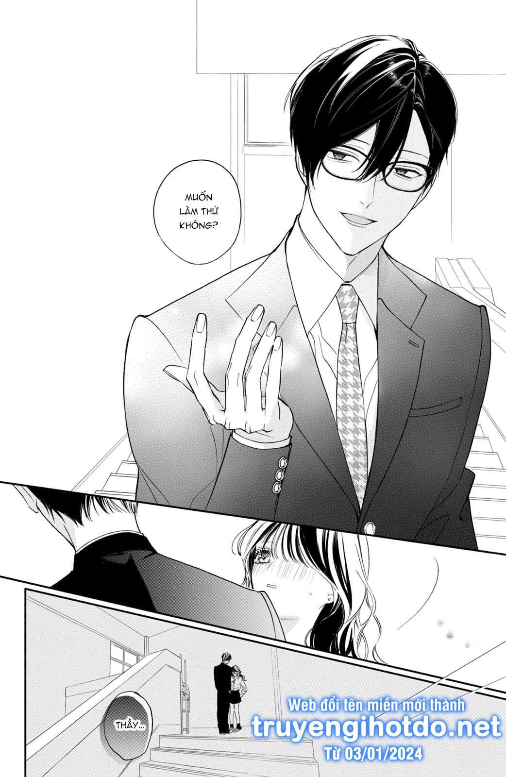 [18+] thầy ơi hãy ngã vào lòng em đi! chapter 4.1 12