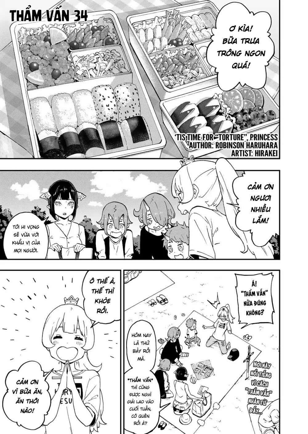 đến giờ "thẩm vấn" rồi, thưa công chúa! chapter 34 1