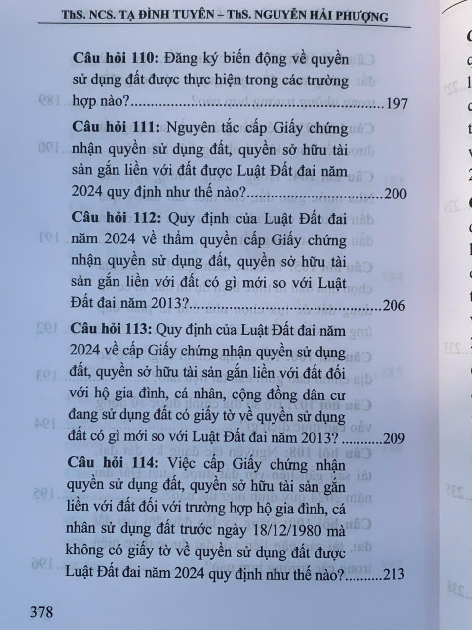 200 câu hỏi và trả lời về Luật Đất đai năm 2024