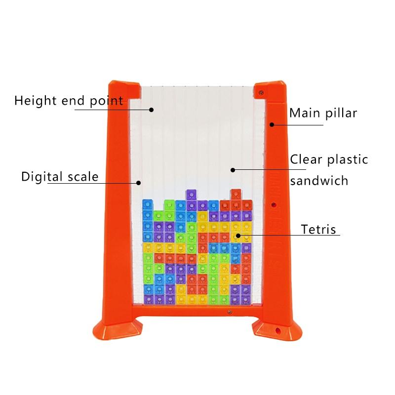 Đồ Chơi Xếp Hình Tetris Màu Đỏ SJHY0318 HB Giáo Dục Sớm Cho Bé