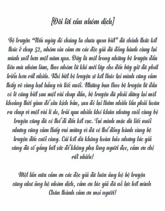 nếu ngày đó chúng ta chưa quen biết chapter 51 24