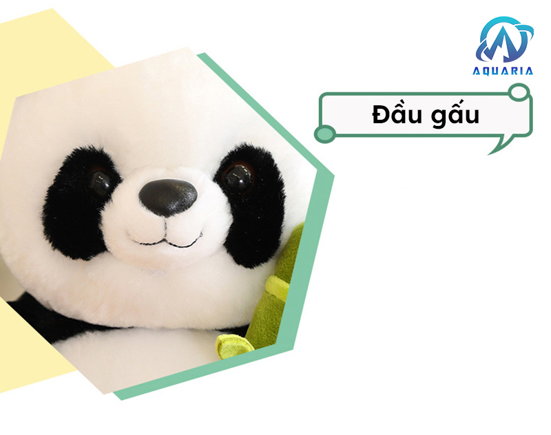 Gấu Bông Thú Bông Panda Gấu Trúc Trong Ống Tre Siêu Dễ Thương Quà Tặng Đáng Yêu