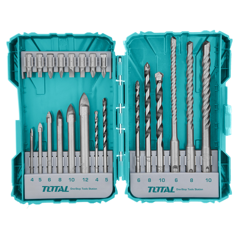 Bộ 22 mũi khoan và mũi bắt vít total TACSDL12201