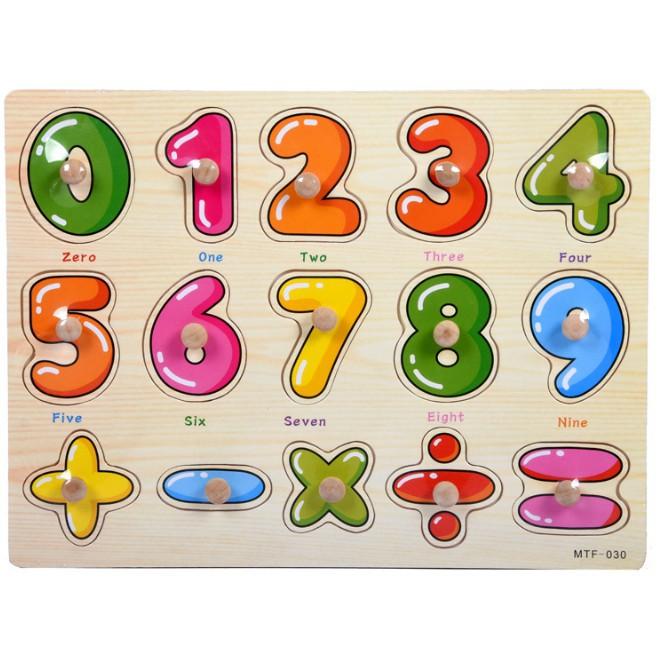 Bảng Núm Nhiều Chủ Đề Đồ Chơi Gỗ Montessori ,An Toàn,Bé Làm Quen Các Chủ Đề Trong Cuộc Sống