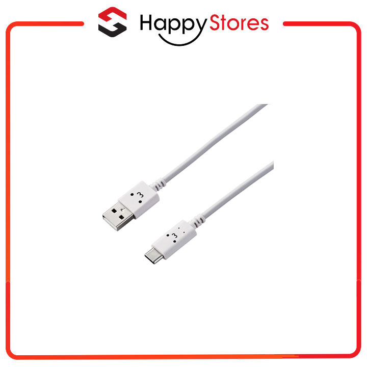 Cáp sạc USB-A to Type-C ELECOM MPA-FAC12C - Hàng chính hãng