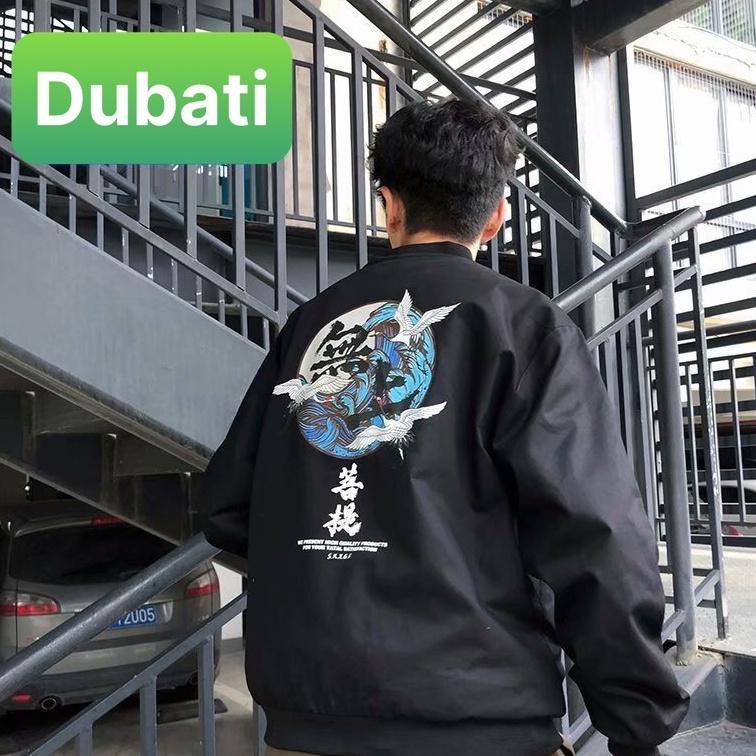 ÁO KHOÁC DÙ NHẸ BOMBER NAM NỮ ĐEN BÓNG CHÀY ĐA NĂNG 2 LỚP CHỐNG NẮNG 2 TÚI CÓ DÂY KÉO CAO CẤP -DUBATI FASHION