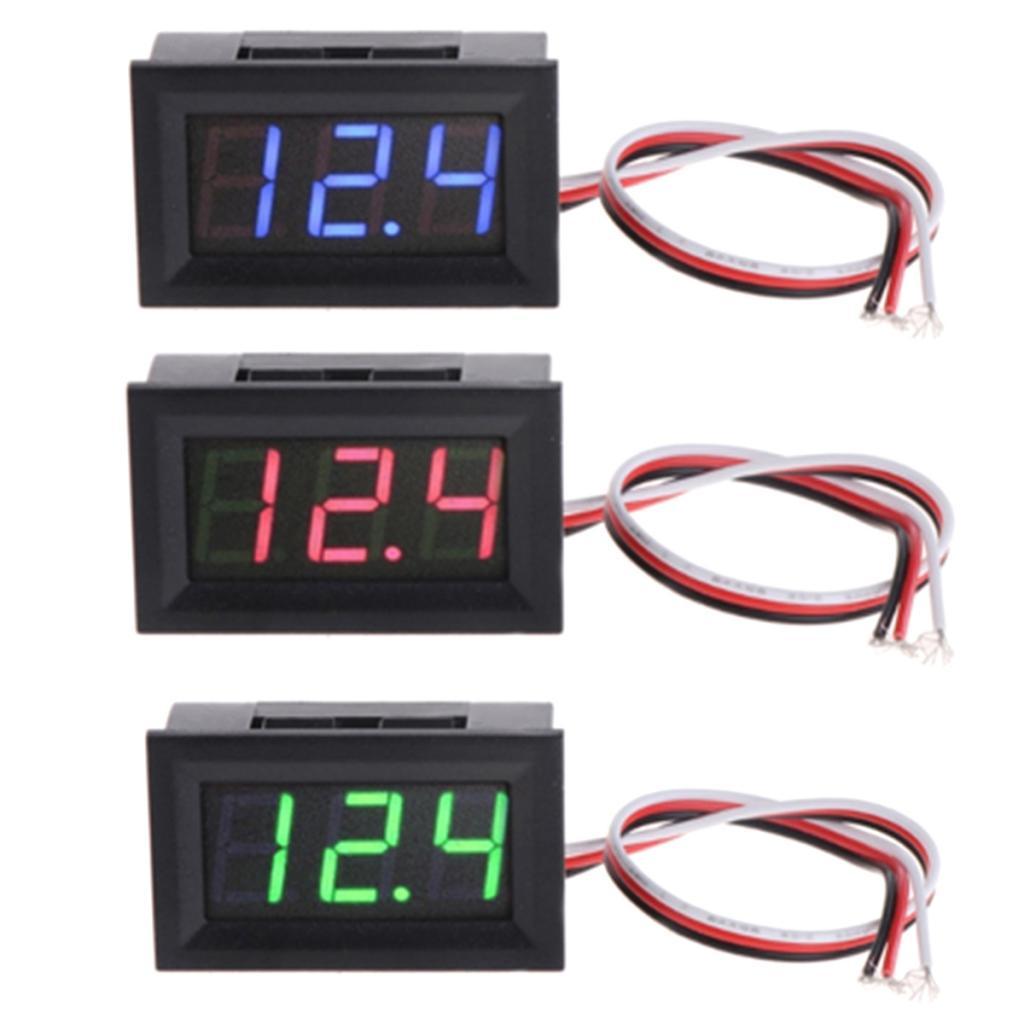 0.56 Inch DC 5V - 120V Mini Digital Voltmeter Voltage Meter