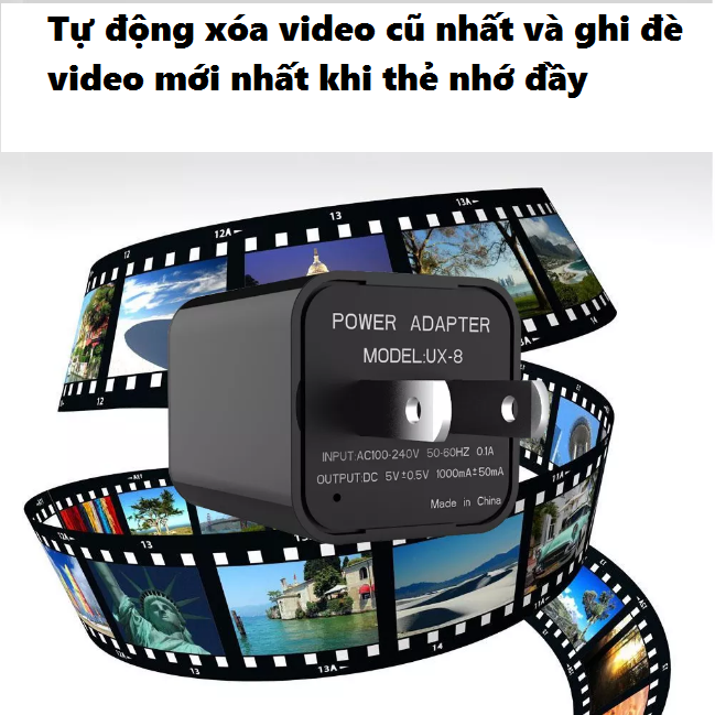 Cốc sạc điện thoại cao cấp đa năng , ghi video chụp ảnh chất lượng 1080P sắc nét - Đa chức năng có thể dùng sạc điện thoại