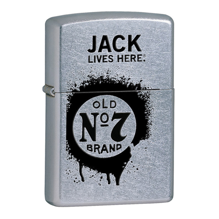 Bật Lửa Zippo 24536 Jack Daniels Old No.7 Chrome