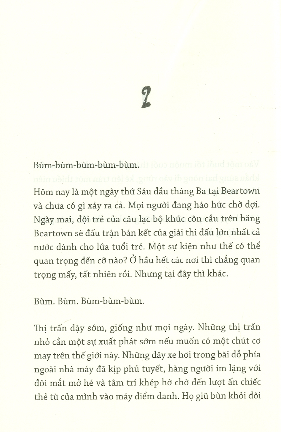 BEARTOWN – Thị trấn nhỏ, giấc mơ lớn – Fredrik Backman (Tác giả cuốn bestseller Người đàn ông mang tên Ove) – Hoàng Anh dịch – NXB Trẻ (Bìa mềm)