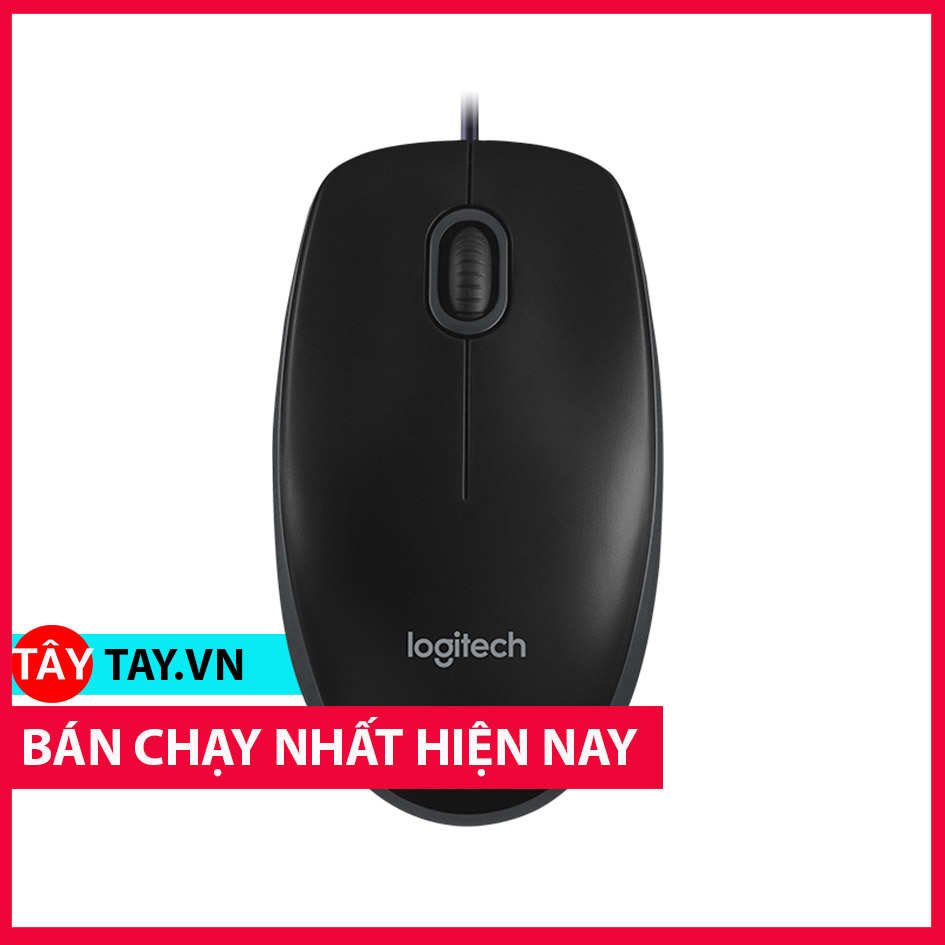 Chuột Có Dây Logitech B100 - Hàng Chính Hãng