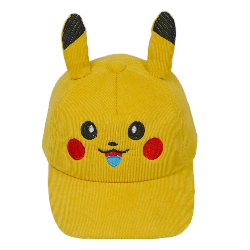 Nón kết Pikachu cho bé yêu từ 3 đến 7 tuổi, chất liệu vải nhung tăm mềm mại, dễ dàng tăng giảm size đầu - Hạnh Dương